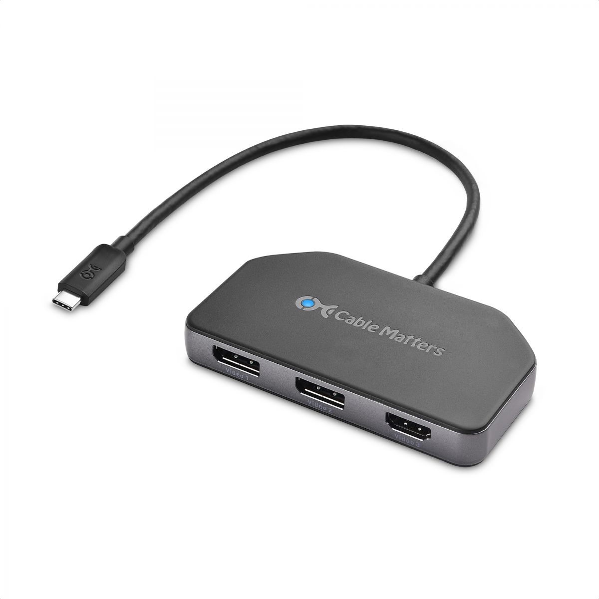 Cable Matters Adaptador multipuerto DisplayPort USB-C Power Delivery Manual  del usuario